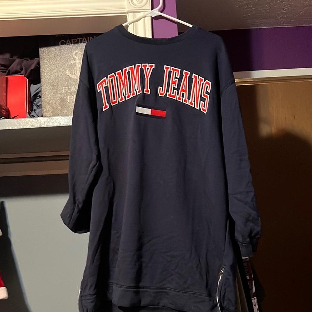 Large dark blue Tommy Hilfiger shirt